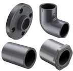PVC/CPVC pipe fittings including flange, elbow, and coupling